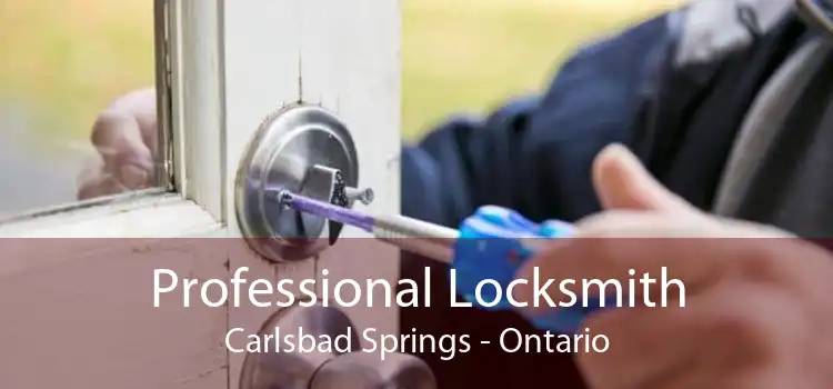 Professional Locksmith Carlsbad Springs - Ontario